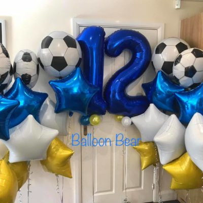 Leeds united birthday balloons