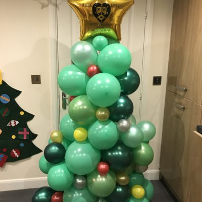 Organic Christmas tree balloon