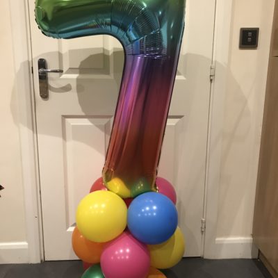 Rainbow balloon