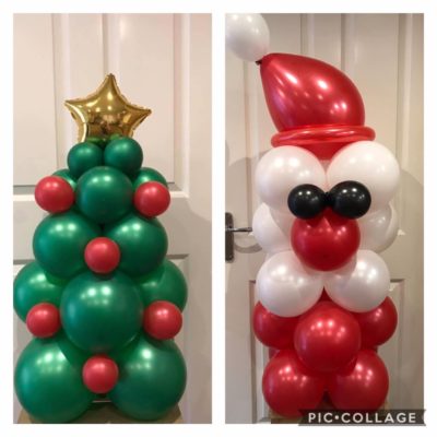 Santa and Christmas tree