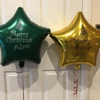 Personalised balloons