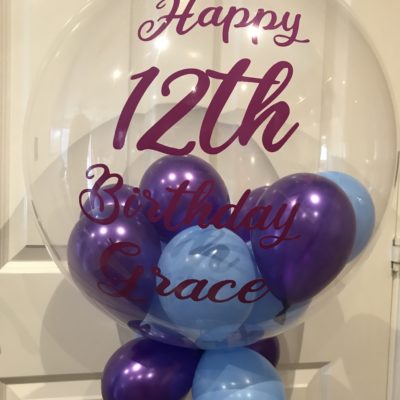 Birthday bubble balloon