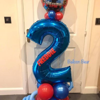 Number balloons