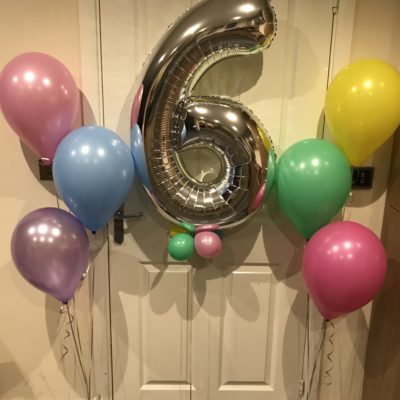 Number balloons